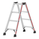 Stufenstehleiter, beidseitig begehbar