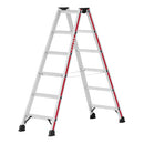 Stufenstehleiter, beidseitig begehbar