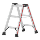 Stufenstehleiter beidseitig-Hymer-Herburger